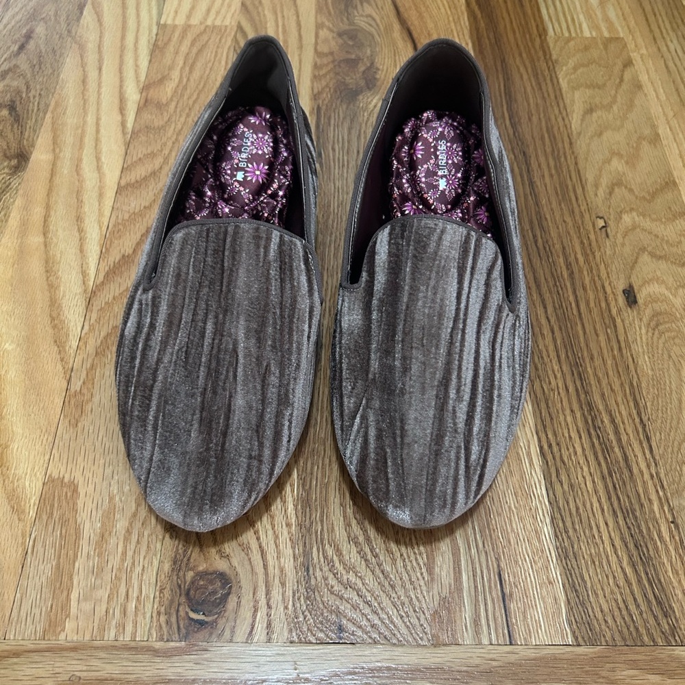 Birdies Velvet Flats